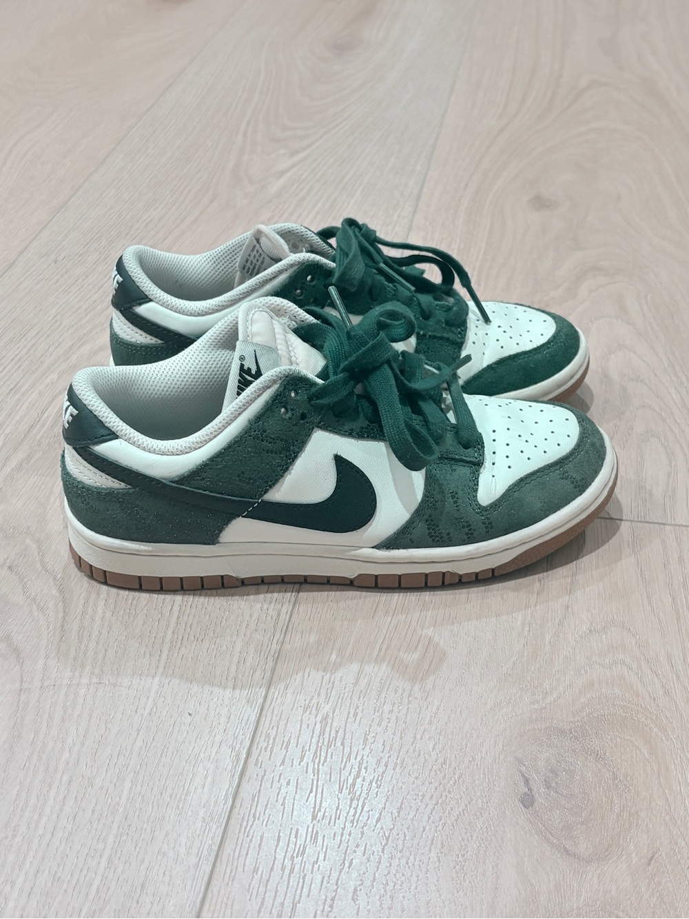 Nike Dunk Low Green Snake Kids Size 5 FQ8893-397 - Picture 11 of 12